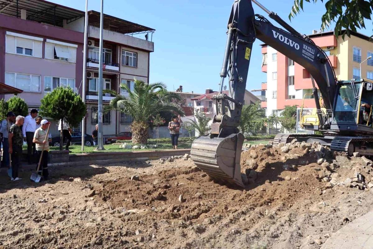 Nazilli Cumhuriyet Mahallesi\'nde 173 sokakta yol yenileme çalışmaları başladı