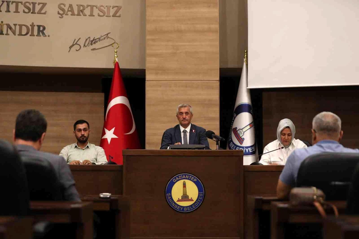 Şahinbey Belediyesi meclisi toplandı