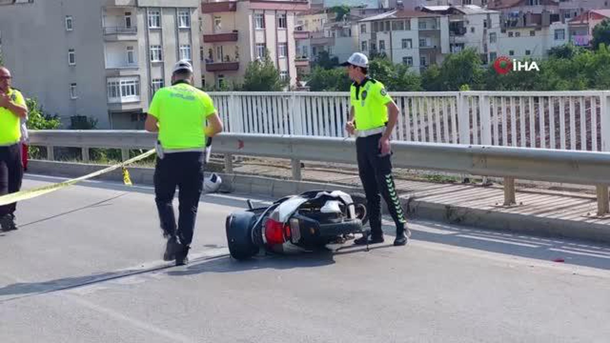 Samsun\'da kamyonun çarptığı elektrikli bisikletin sürücüsü hayatını kaybetti