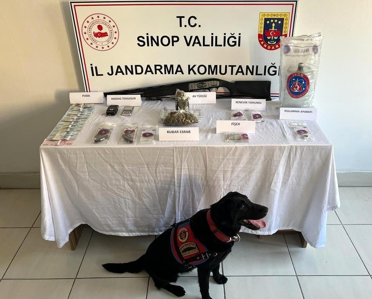 Sinop\'ta uyuşturucu operasyonunda 1 kişi yakalandı