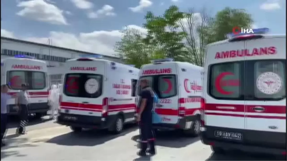 Tekirdağ\'da fabrikada kimyasal patlama: Bölgeye çok sayıda ambulans sevk edildi