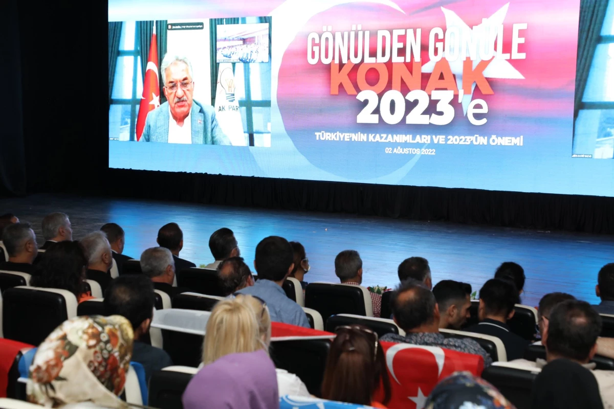 AK Parti\'li Hayati Yazıcı, İzmir\'deki "Gönülden Gönüle 2023" programına video konferansla katıldı Açıklaması