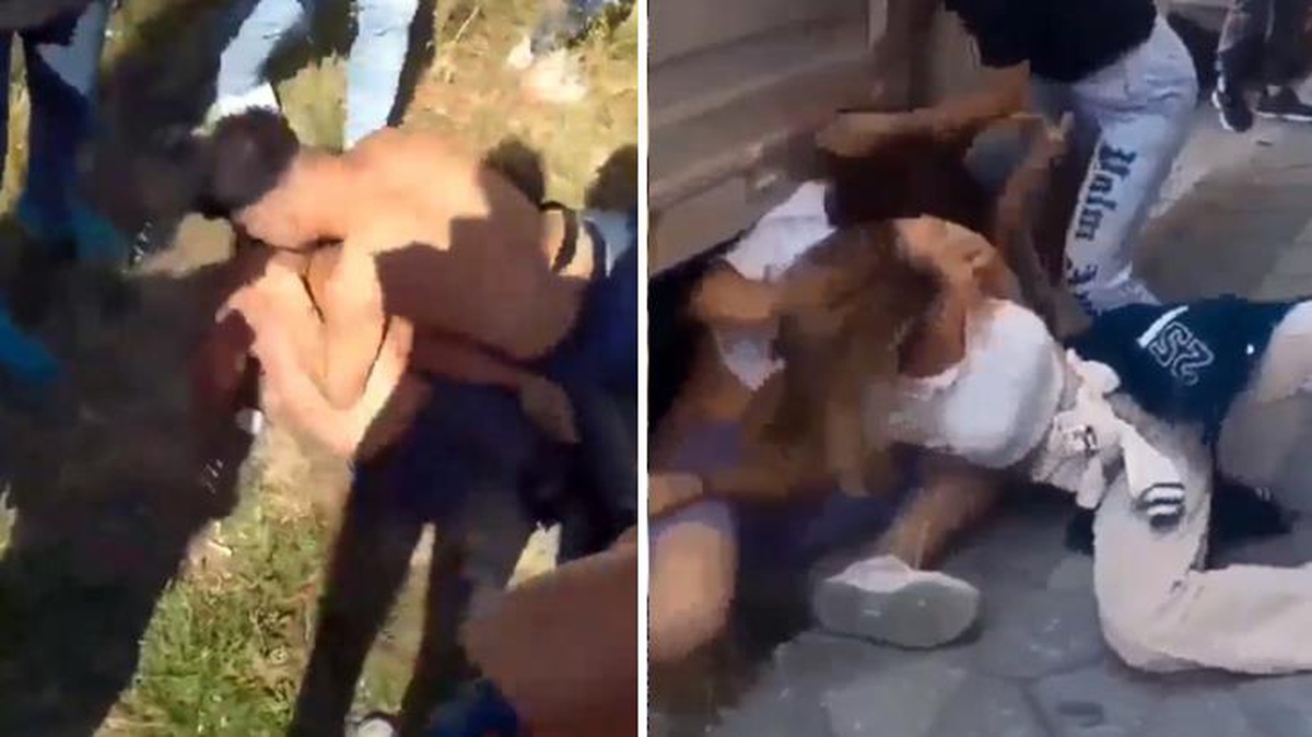 Sultangazi\'de akılalmaz sokak dövüşleri! Mahallede kızlar, arazide erkekler birbirine acımasızca saldırdı