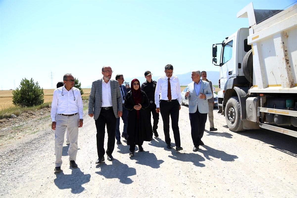 Dedik yolunda altyapı tamamlandı