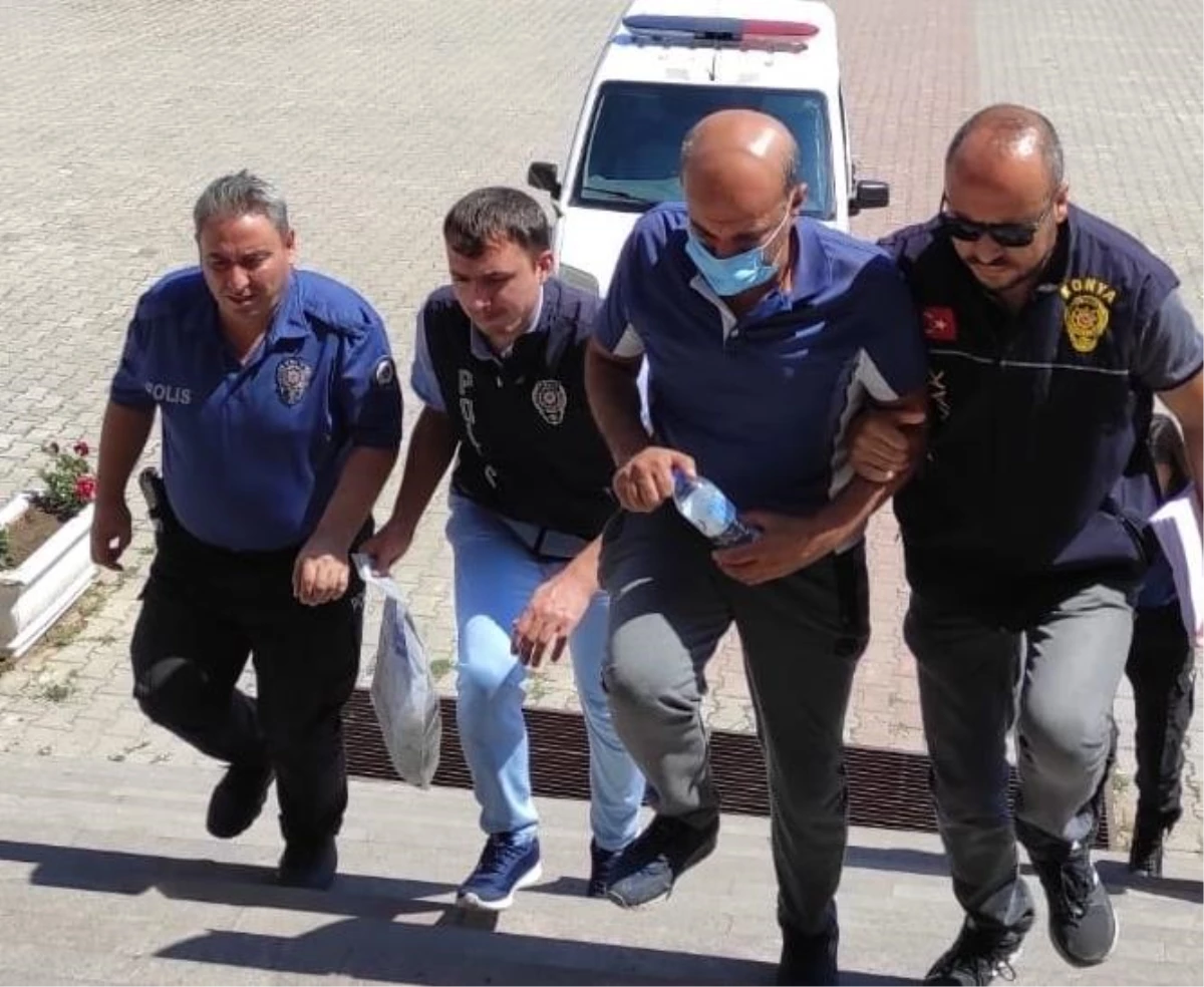 Konya\'da uyuşturucu operasyonunda yakalanan zanlı tutuklandı
