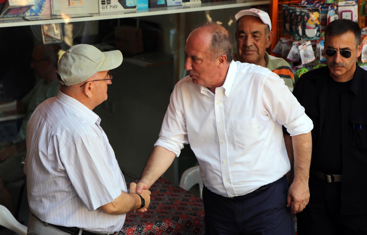 Memleket Partisi Genel Başkanı İnce Muğla\'da temaslarda bulundu
