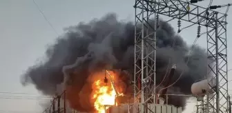 Sivas'ta, trafo merkezinde korkutan yangın
