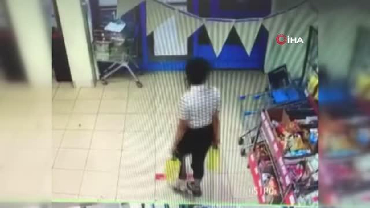 Sıvı yağ hırsızları güvenlik kameralarına yakalandı
