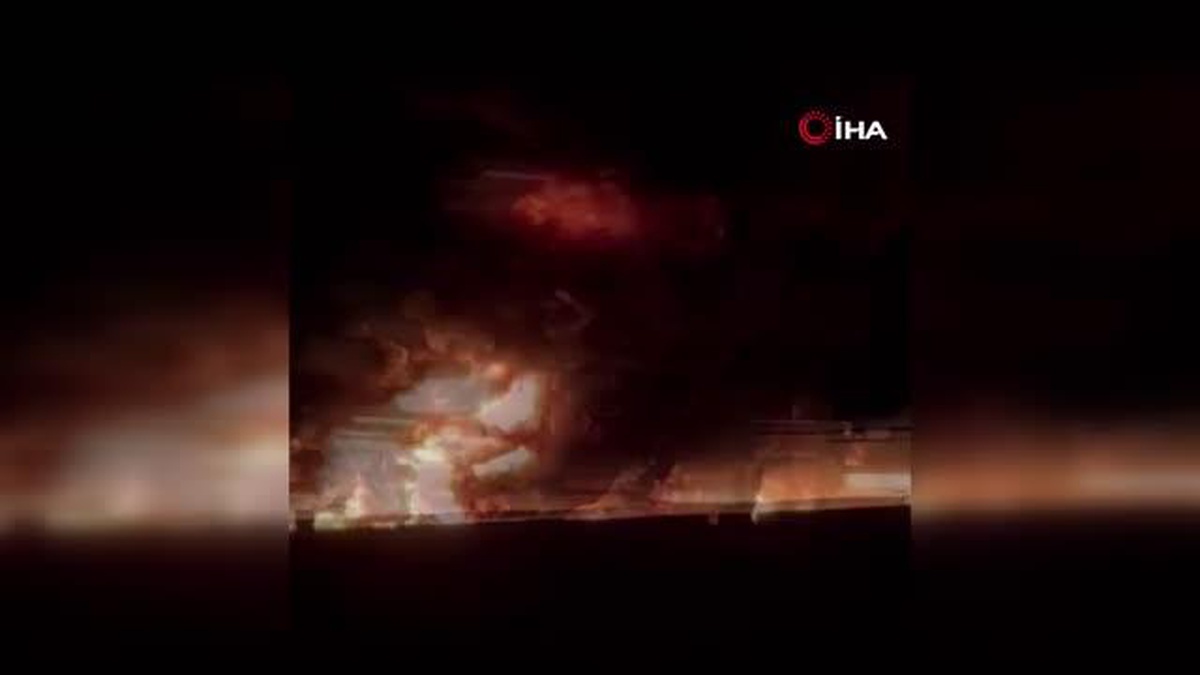 Suriye\'de 2 akaryakıt tankeri çarpıştı: 1 ölü, 3 yaralı