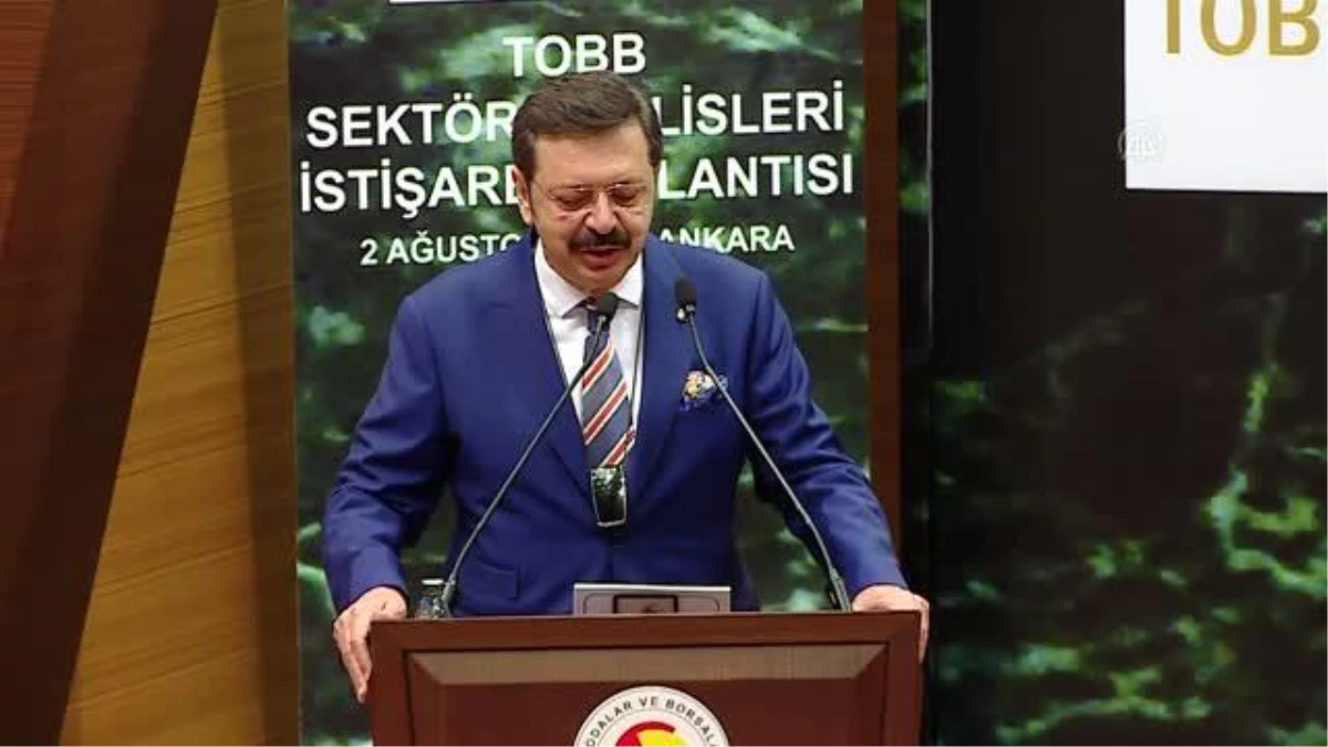 TOBB Başkanı Hisarcıklıoğlu, "TOBB Sektör Meclisleri İstişare Toplantısı"nda konuştu Açıklaması