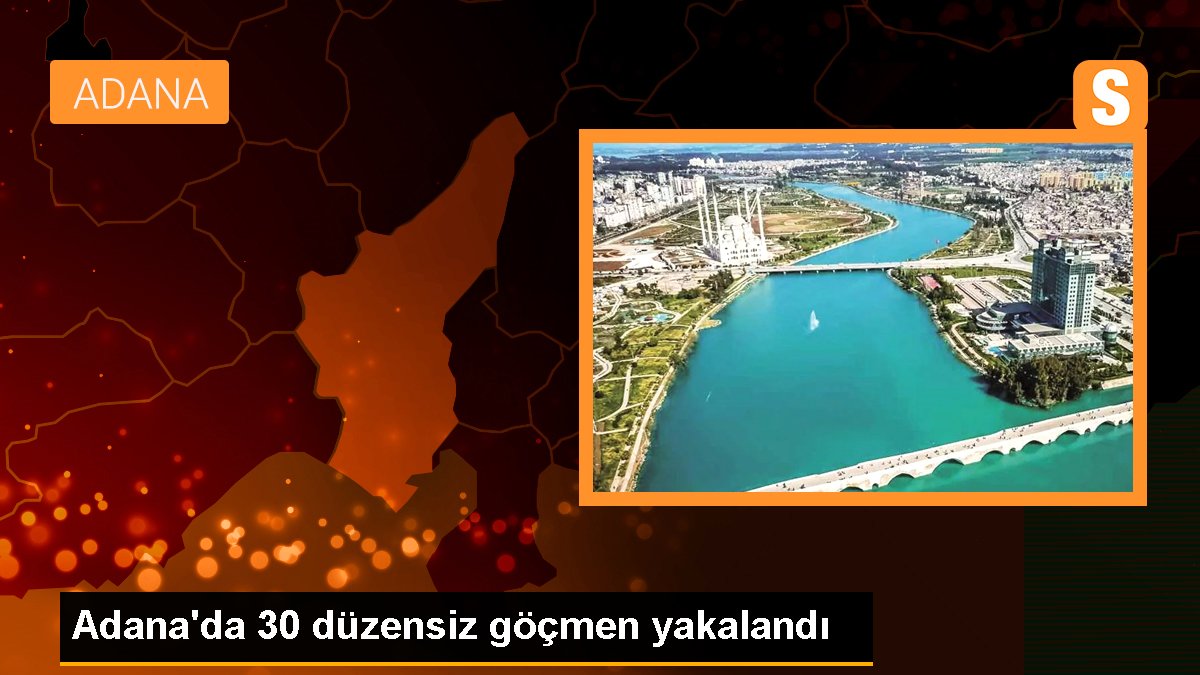 Adana\'da 30 düzensiz göçmen yakalandı
