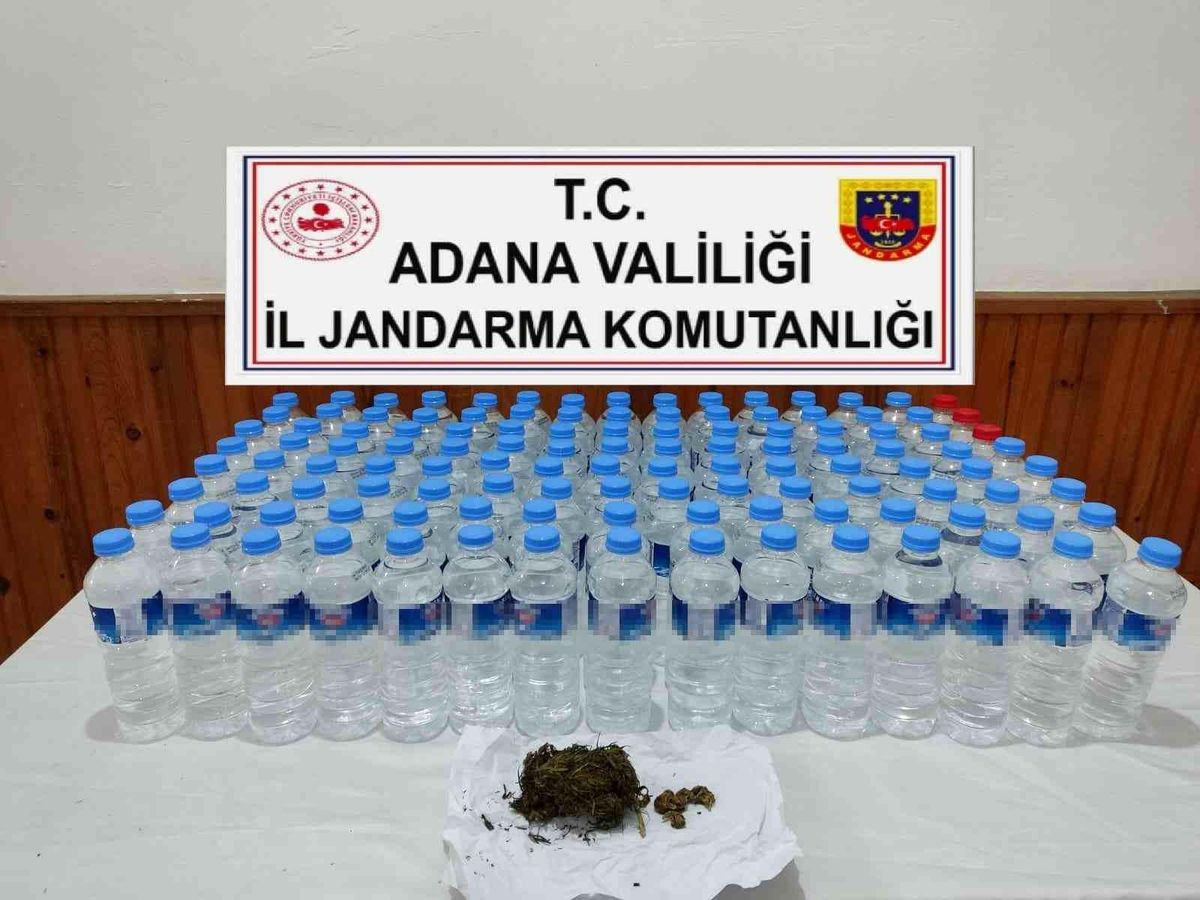 Adana\'da 60 litre sahte içki ele geçirildi
