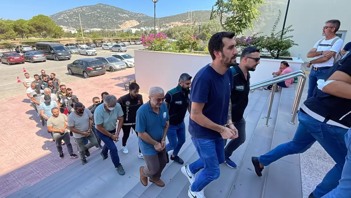 Bodrum açıklarındaki uyuşturucu operasyonunda 14 şüpheli daha gözaltına alındı