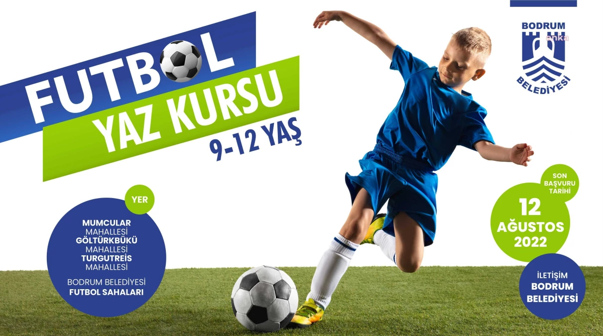 Bodrum Belediyesi\'nden Ücretsiz Futbol Kursu