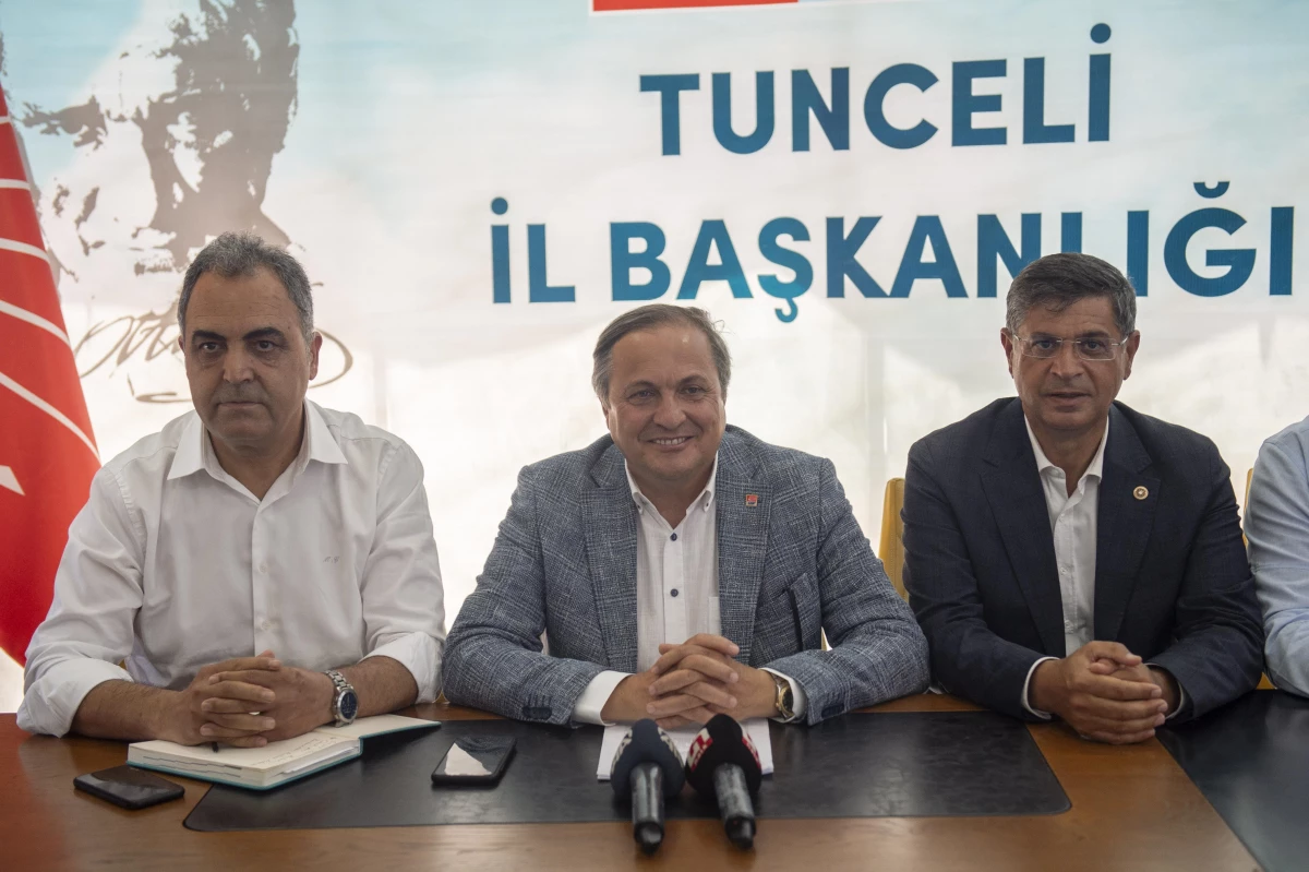 CHP Genel Başkan Yardımcısı Seyit Torun, Tunceli\'de konuştu Açıklaması