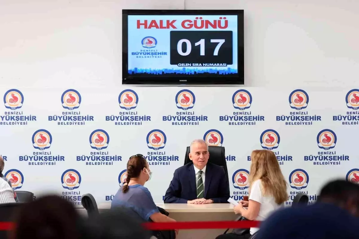 Denizlililerden halk gününe yoğun ilgi