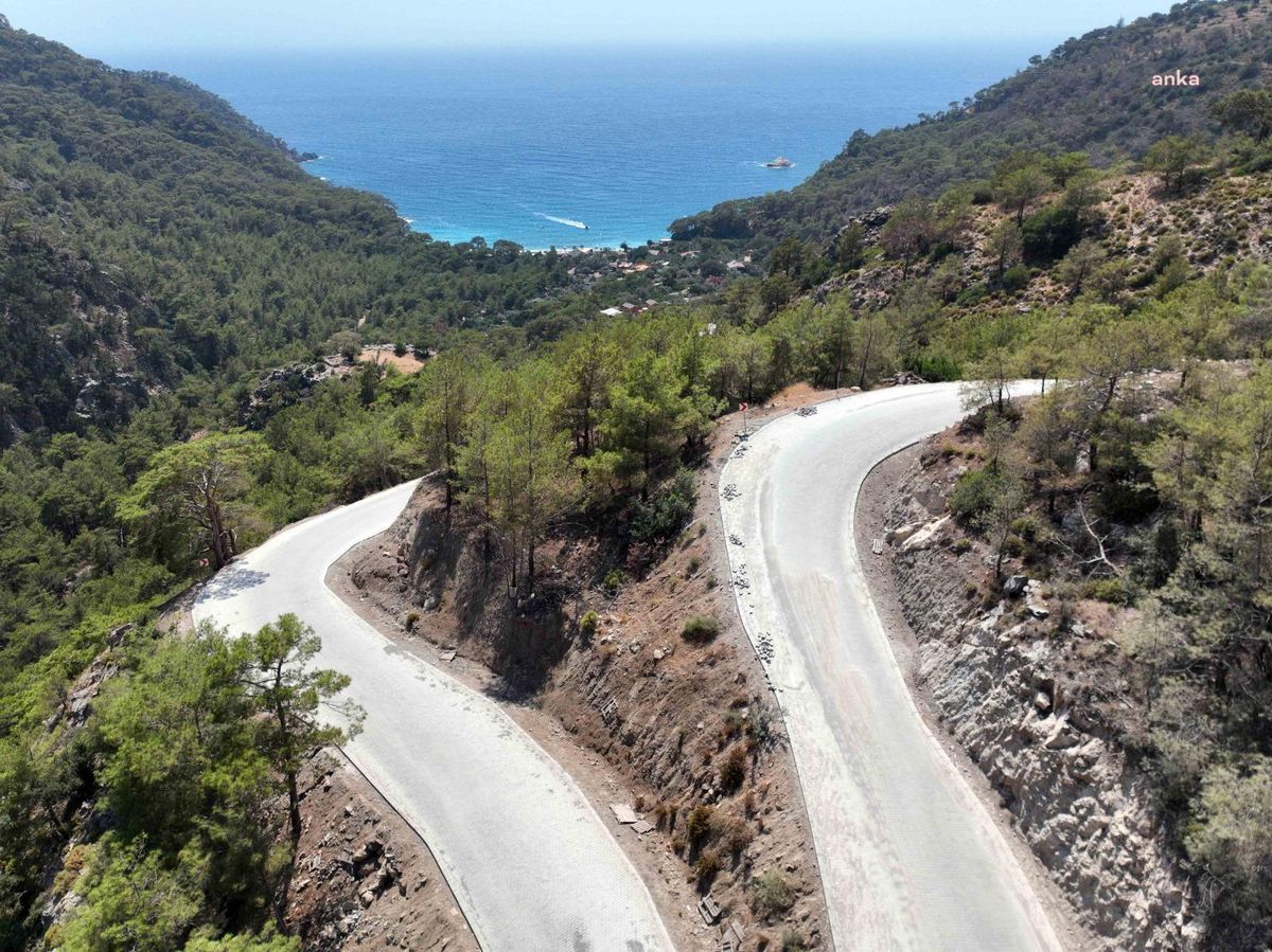 Fethiye\'de Kabak Koyu Yolu Yapıldı