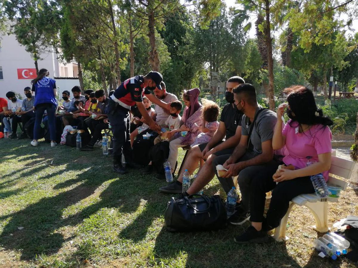 İzmir\'de yasa dışı geçişe hazırlanan 855 düzensiz göçmen yakalandı