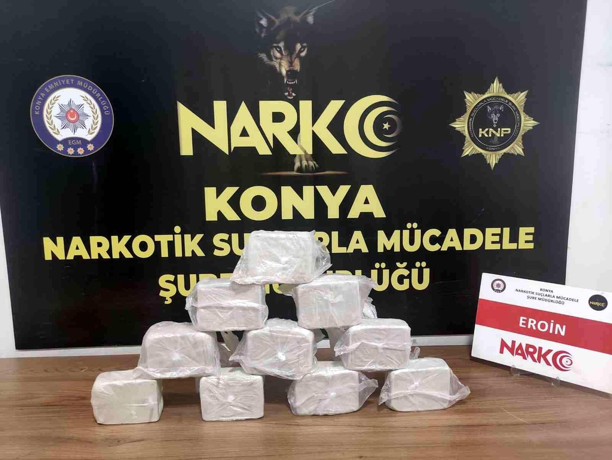 Konya\'da zehir tacirlerine operasyon: 6 tutuklama