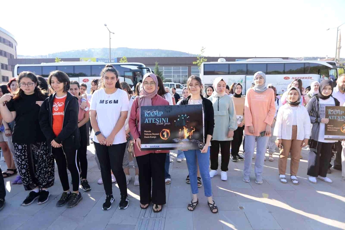 Nevşehirli Gençler Doğa Kampına uğurlandı