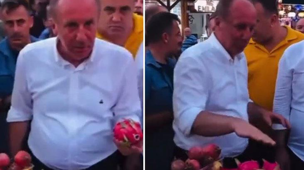 Muharrem İnce\'nin ejder meyvesinin fiyatına verdiği tepki dikkat çekti