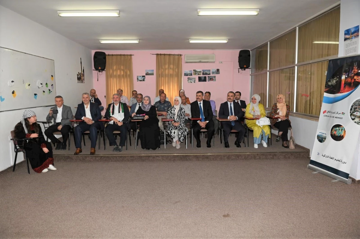 Çorum belediyesi, Filistin\'in Kalkilya şehrinde kültür merkezi açtı