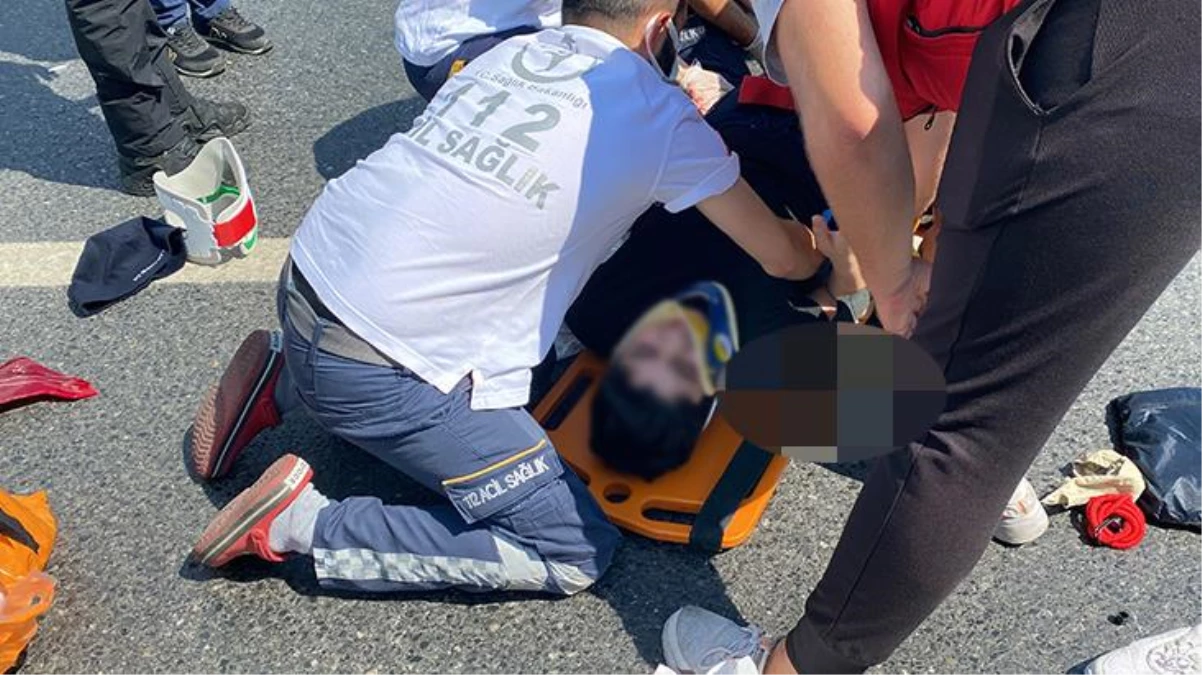 Beşiktaş\'ta feci kazada can pazarı! Kask takmayan 10 yaşındaki çocuk hayatını kaybetti