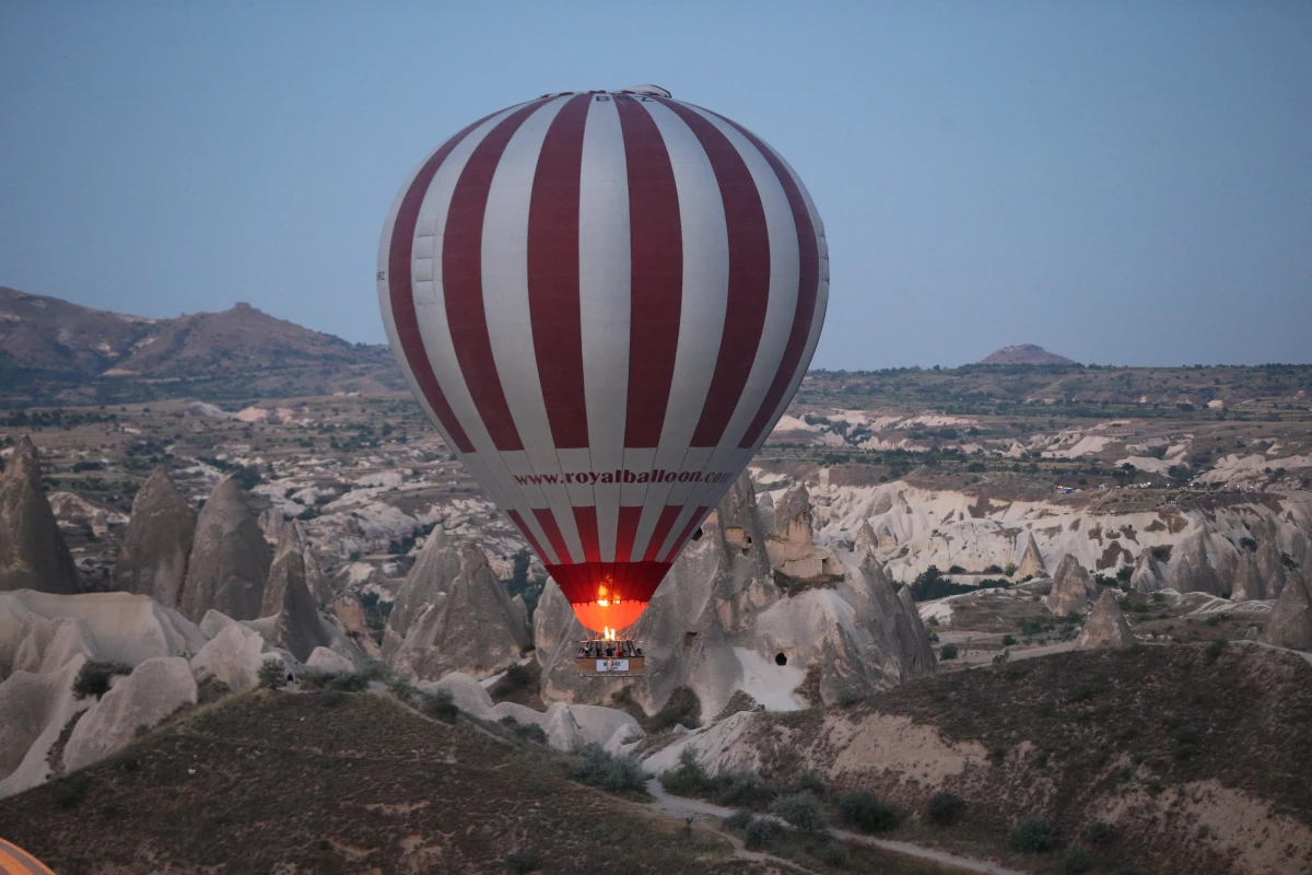 Kapadokya\'da balon turlarına 7 ayda 327 bin 859 turist katıldı