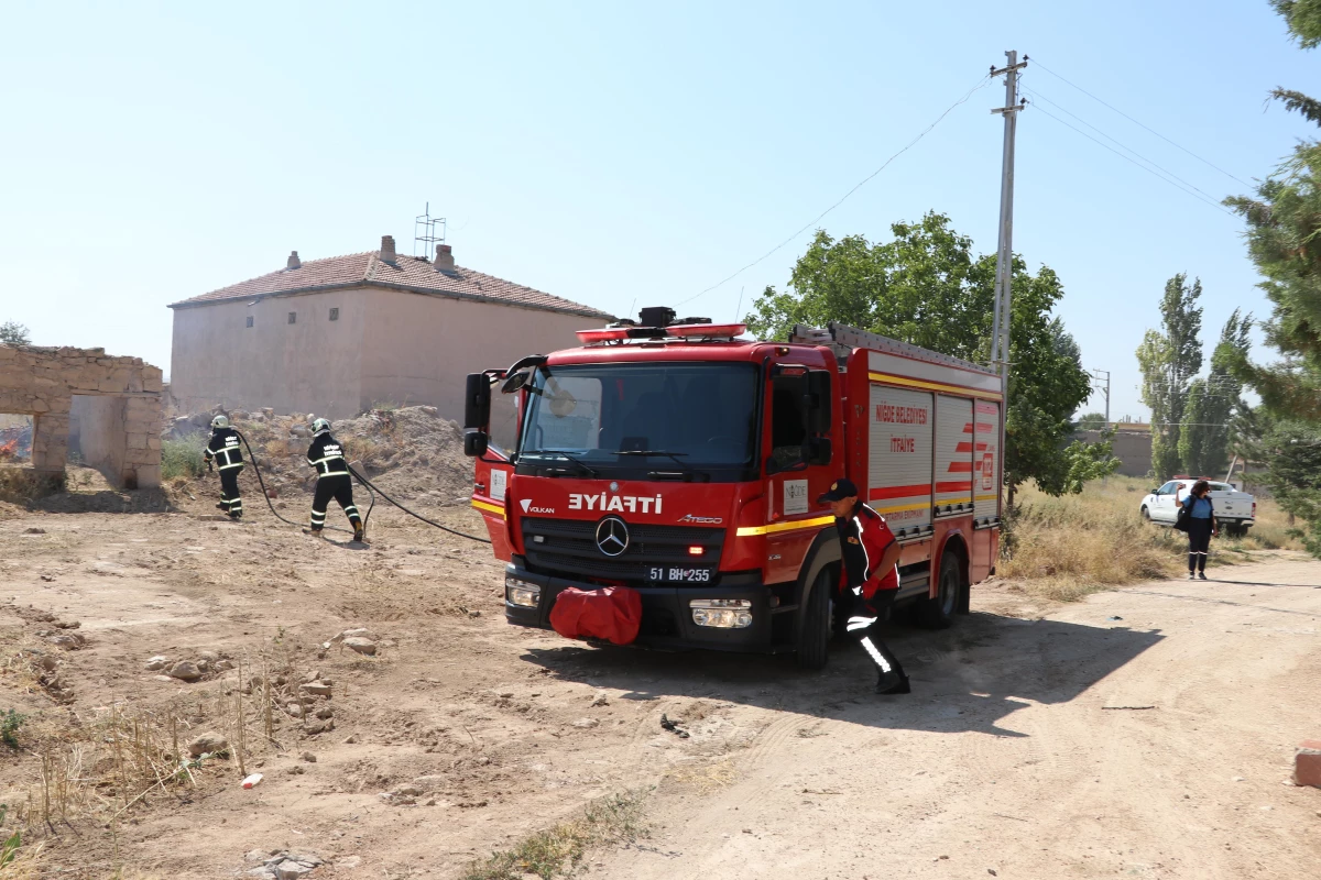 Niğde\'de gerçeği aratmayan deprem tatbikatı