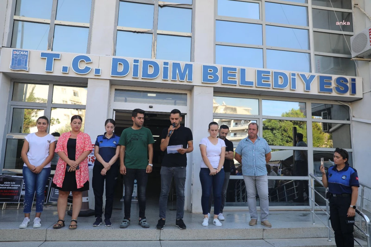 Didim Belediyesi personelleri Hacıfettahoğlu için tek yürek oldu