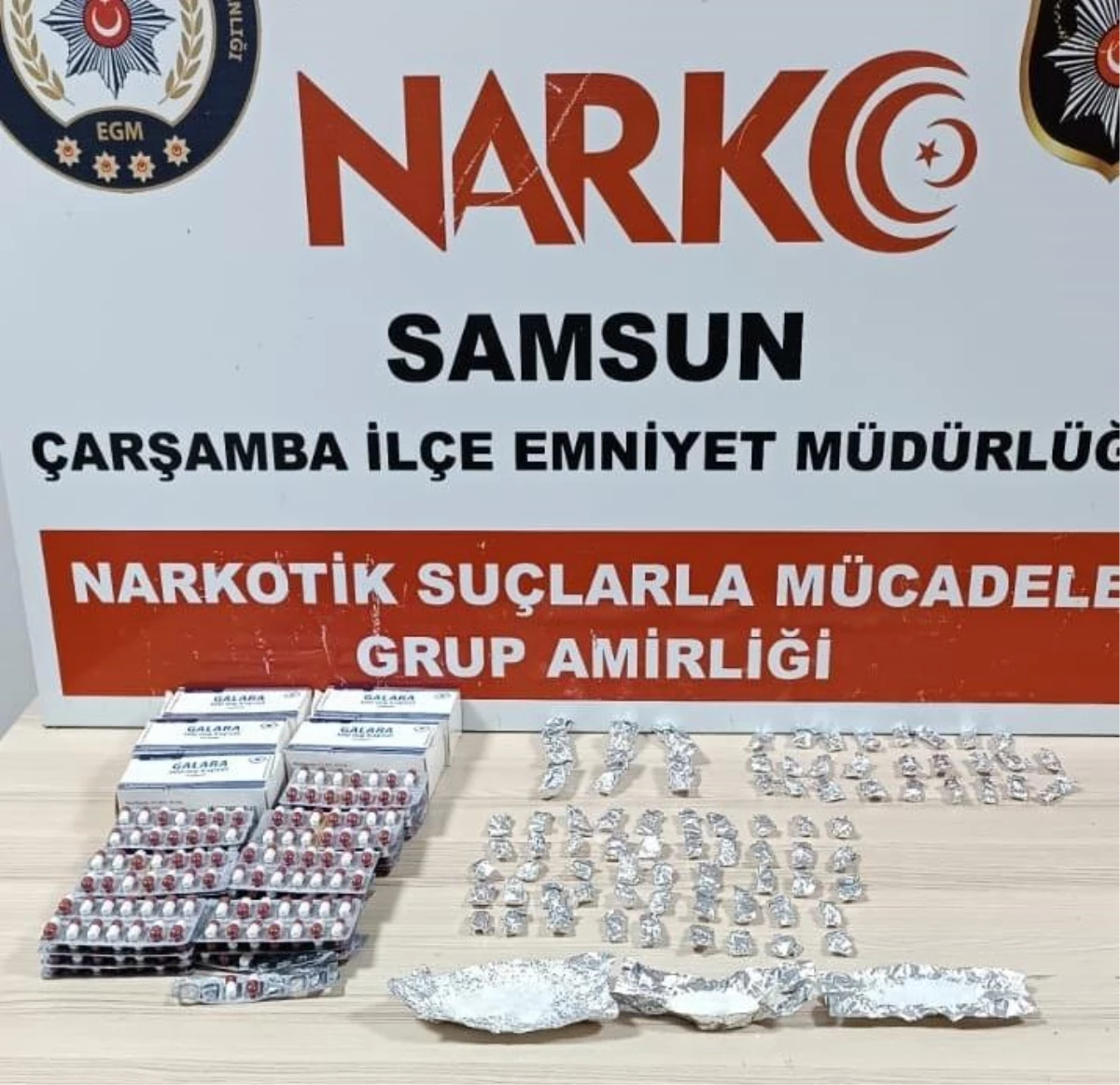 Samsun\'da uyuşturucu operasyonlarında 2 kişi yakalandı