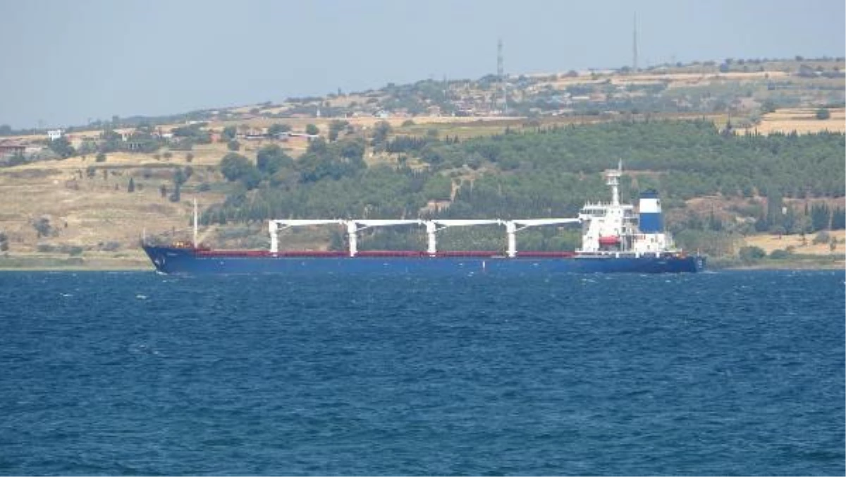 Tahıl gemisi Çanakkale Boğazı\'na ulaştı