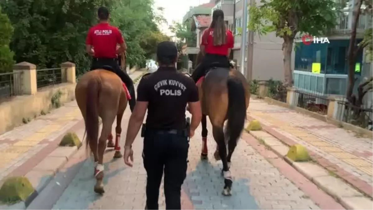 Bakırköy\'de atlı polislerle denetim yapıldı