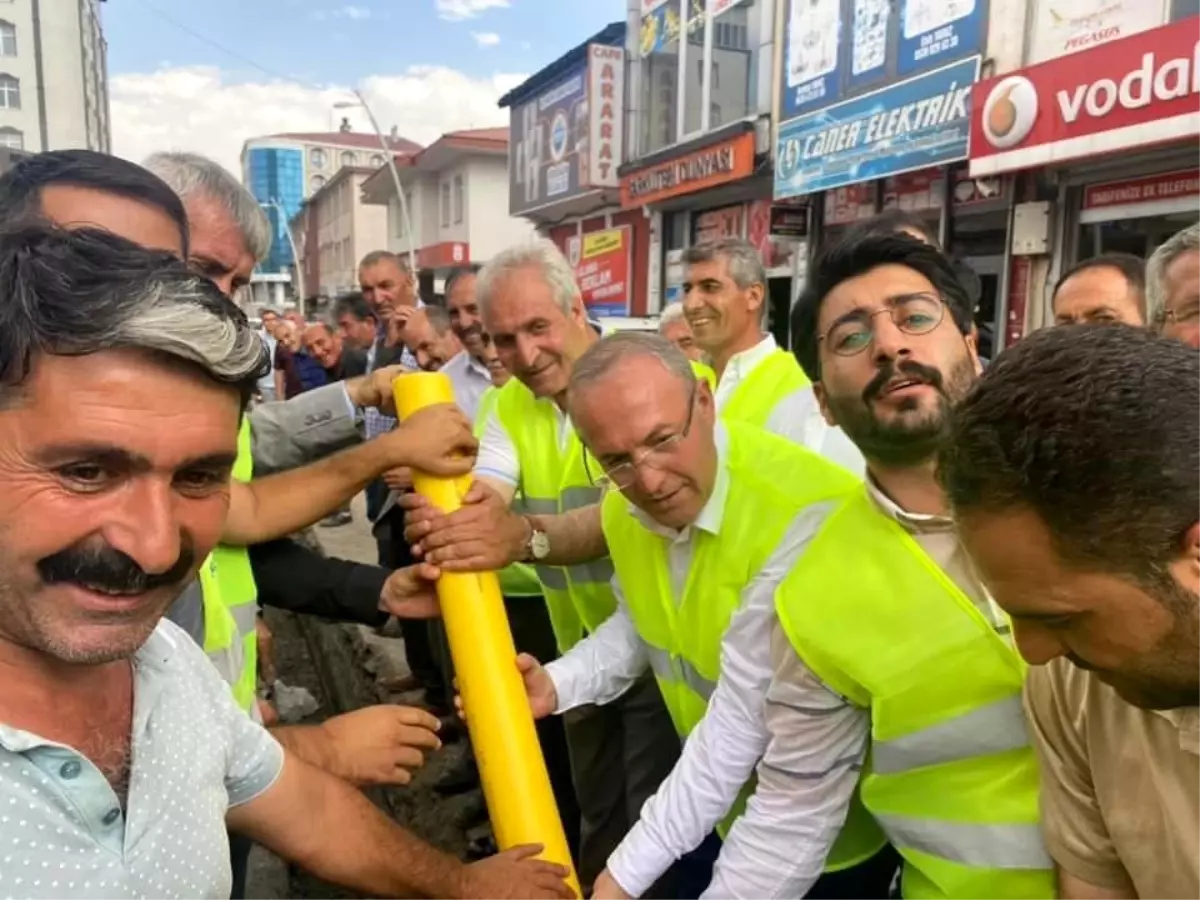 Eleşkirt\'te doğalgaz sevinci