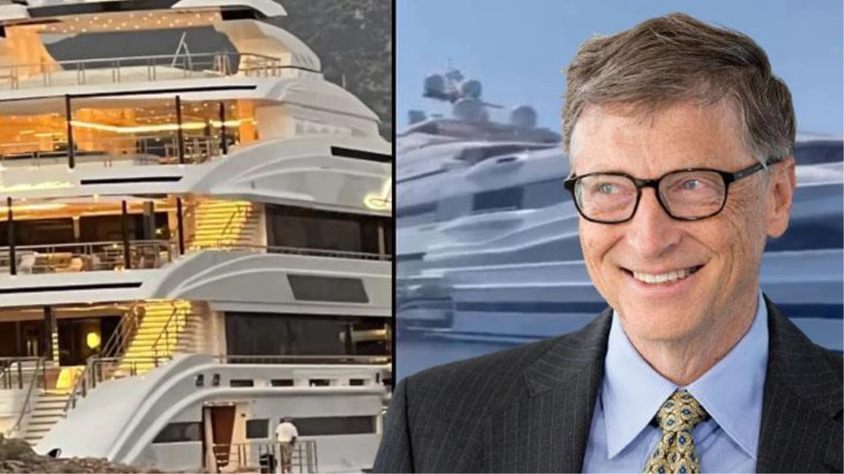 Dünyaca ünlü iş insanı Bill Gates\'in yatı, Muğla\'da Emel Sayın Koyu\'na demirlenmiş halde bulunuyor
