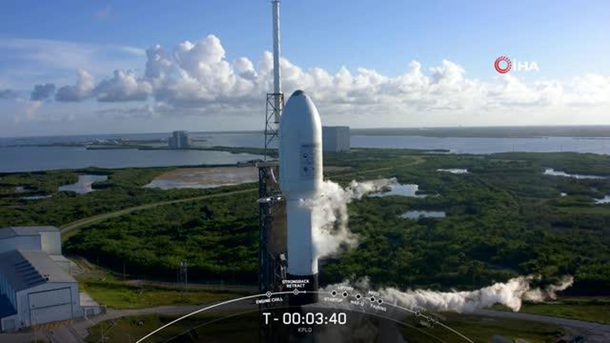 Güney Kore\'nin ay keşif görevi başladıKPLO keşif aracı, Space X Falcon 9 roketiyle fırlatıldı
