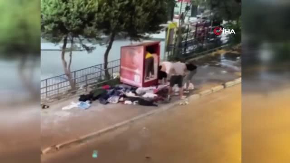 İzmir\'deki giysi kutusu talanında 4 tutuklama