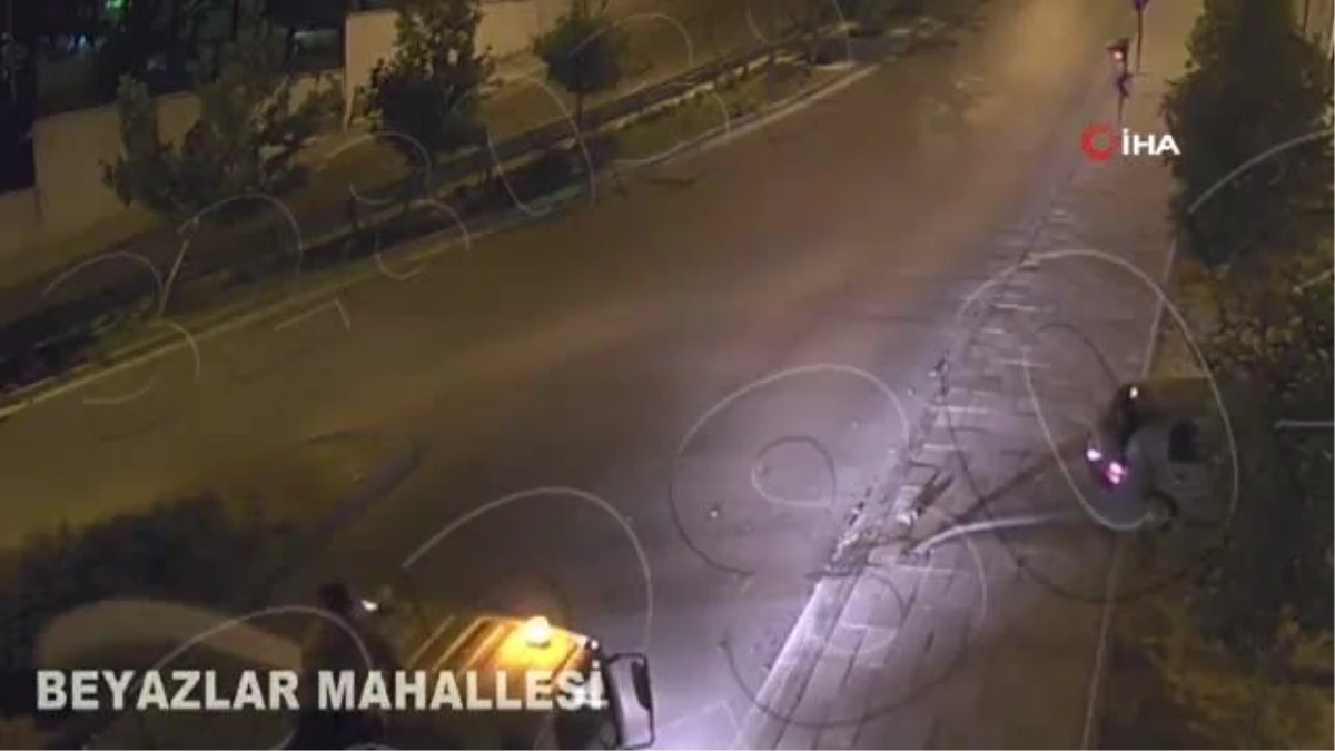 Gaziantep\'te 18 trafik kazası kameraya yansıdı