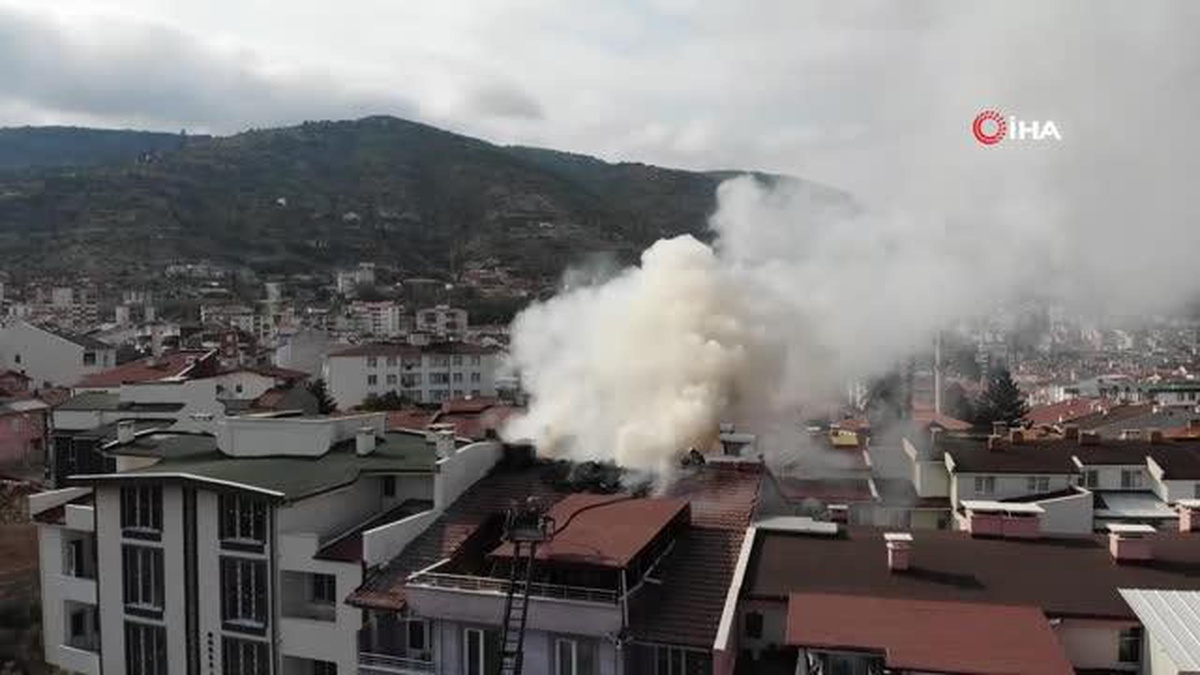 Tokat\'ta korkutan yangın
