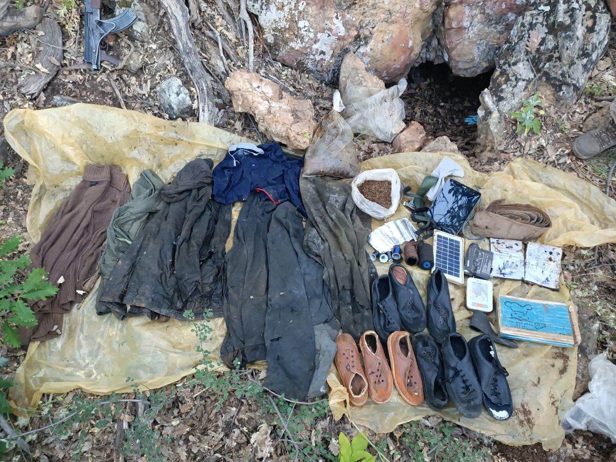 Tunceli\'de teröristlerce kullanılan sığınak imha edildi
