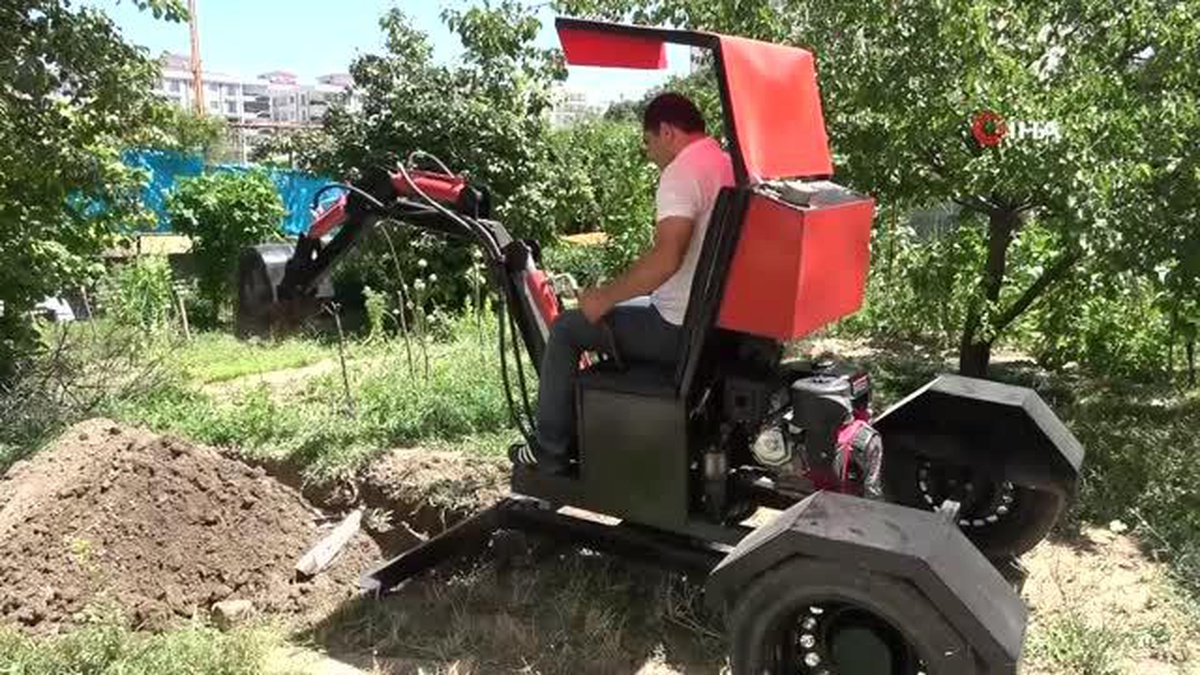 Van\'da yerli tırdan sonra yerli kepçe de üretildi