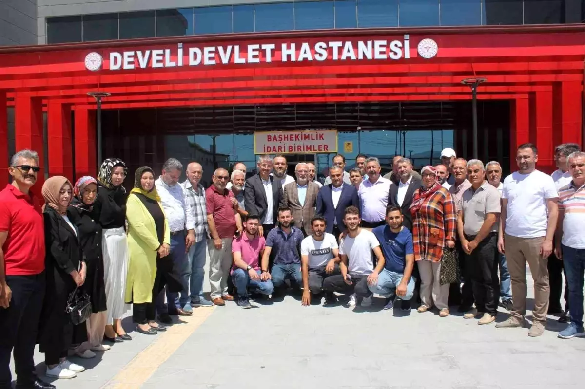 AK Parti heyetinden hastane ziyareti