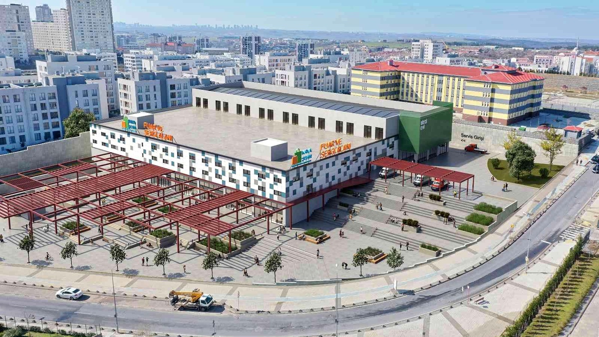Başakşehir\'in yeni kapalı pazarı Fenertepe\'ye yapılıyor