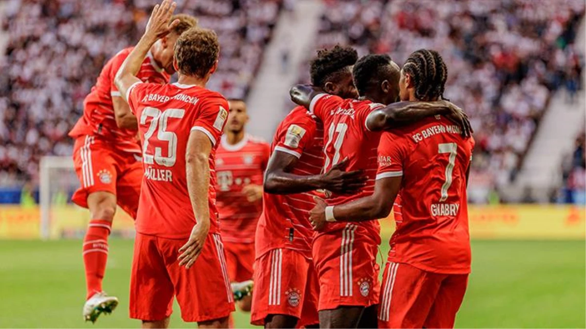 Bayern Münih sahasında Eintracht Frankfurt\'u 6-1 mağlup etti