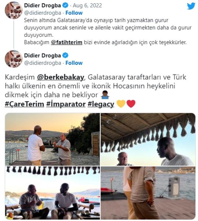 Didier Drogba'dan Türk halkına Fatih Terim çağrısı: Daha ne bekliyorsunuz?
