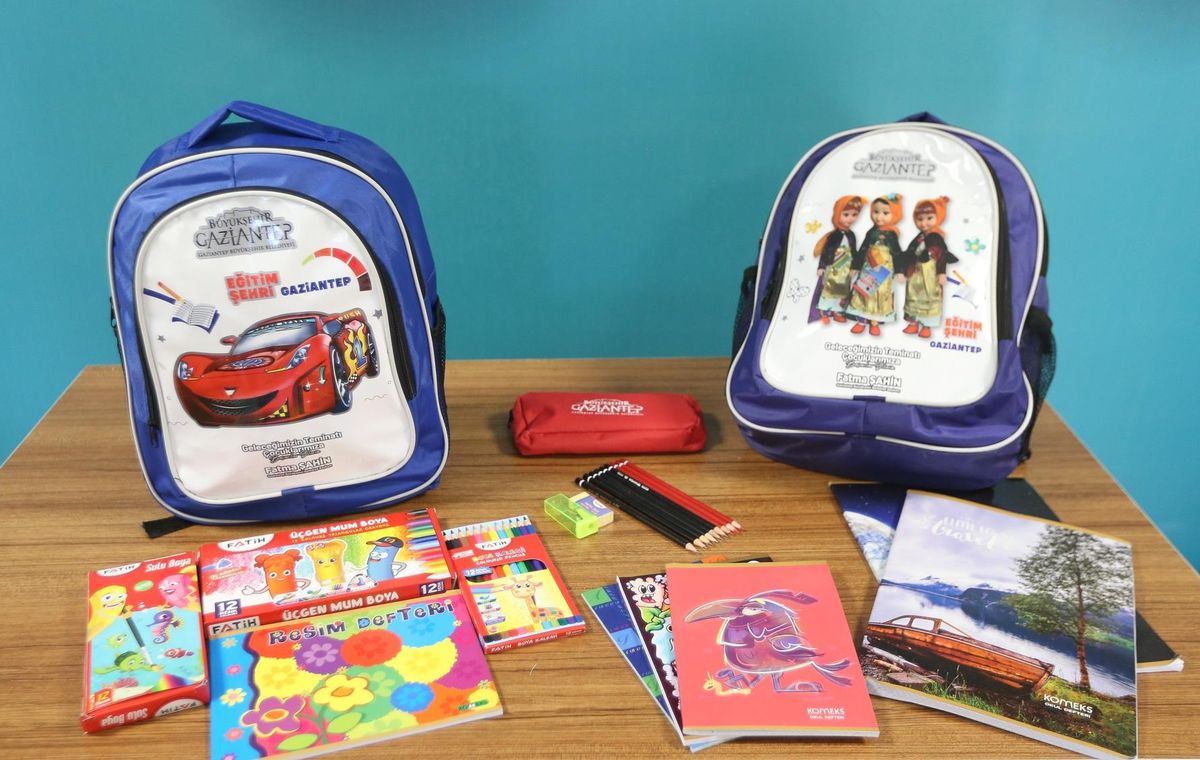 Gaziantep\'te ilkokula başlayacak 75 bin öğrenciye çanta ve kırtasiye desteği