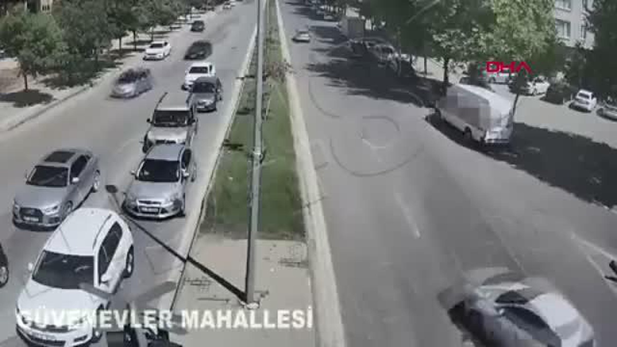 GAZİANTEP\'TE KAZALAR KAMERADA