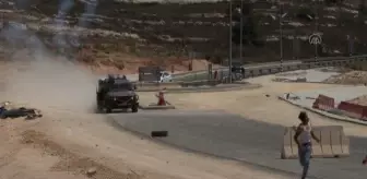 İsrail güçleri, Batı Şeria'daki Gazze'ye destek gösterisine müdahale etti