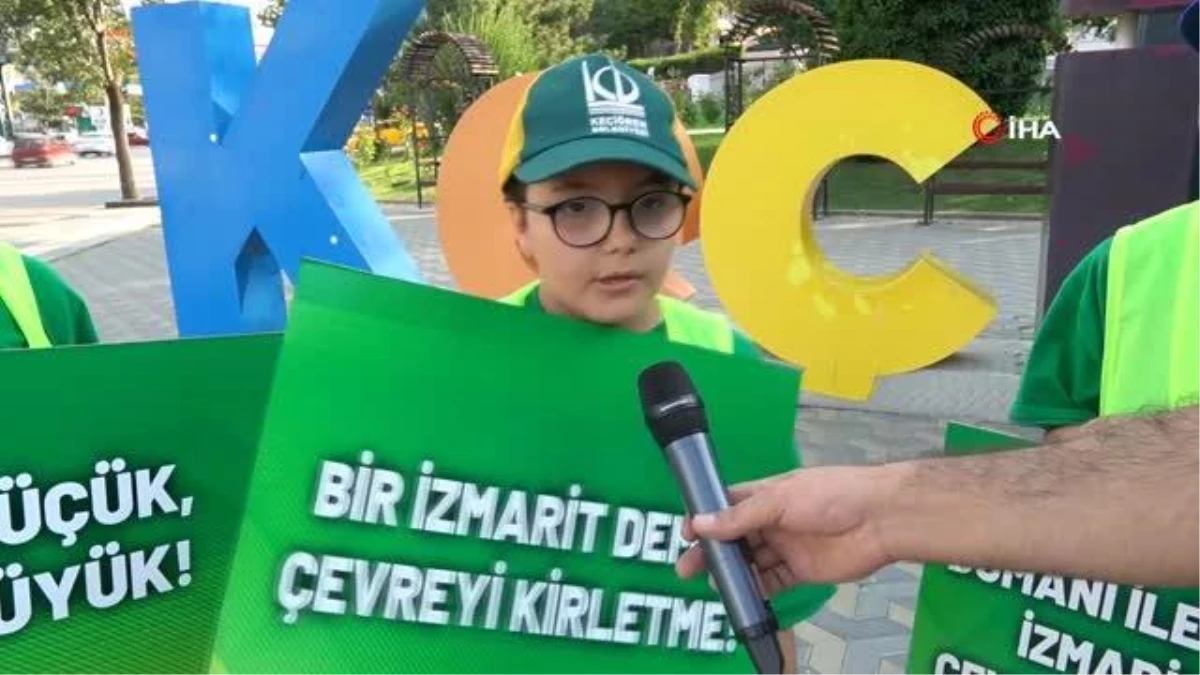 Minik işçiler çevre ve ağaç sevgisiyle sahaya indi