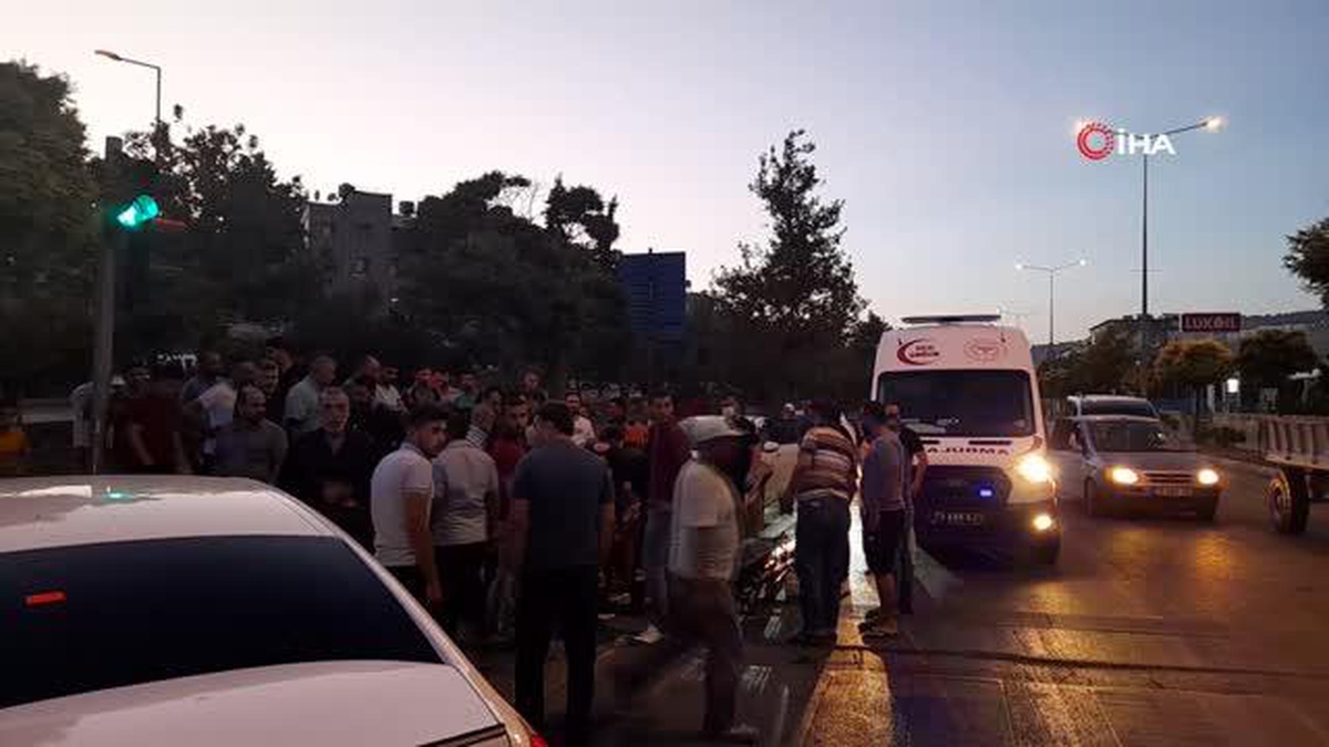 Otomobil ile motosiklet çarpıştı: 1 yaralı